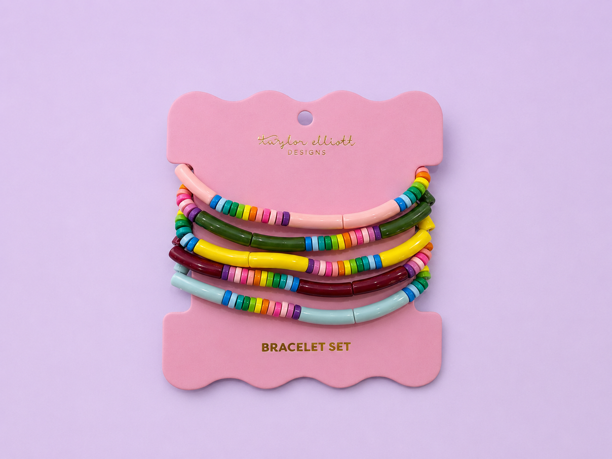 Karley Stripes Bracelet Set