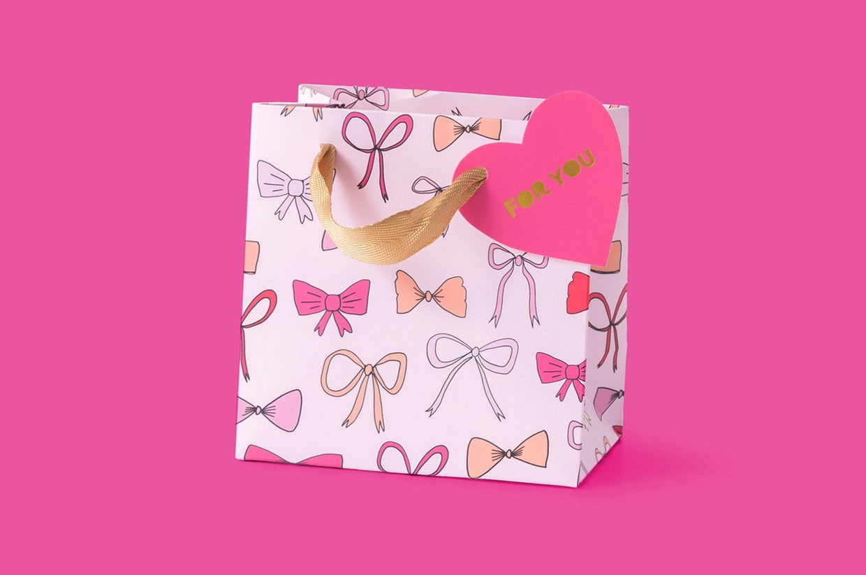 Pink Bows Gift Bags (2 Sizes)