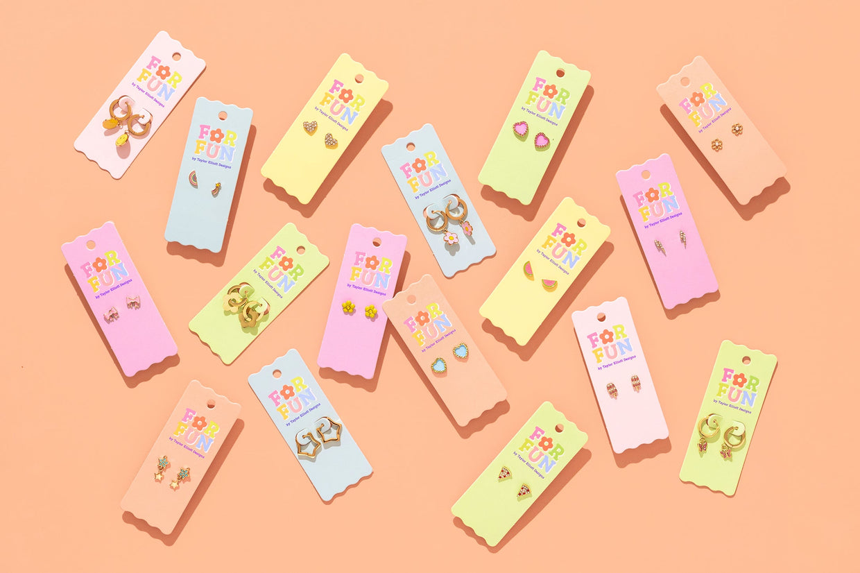 For Fun - Sarah Star + Rainbow Studs