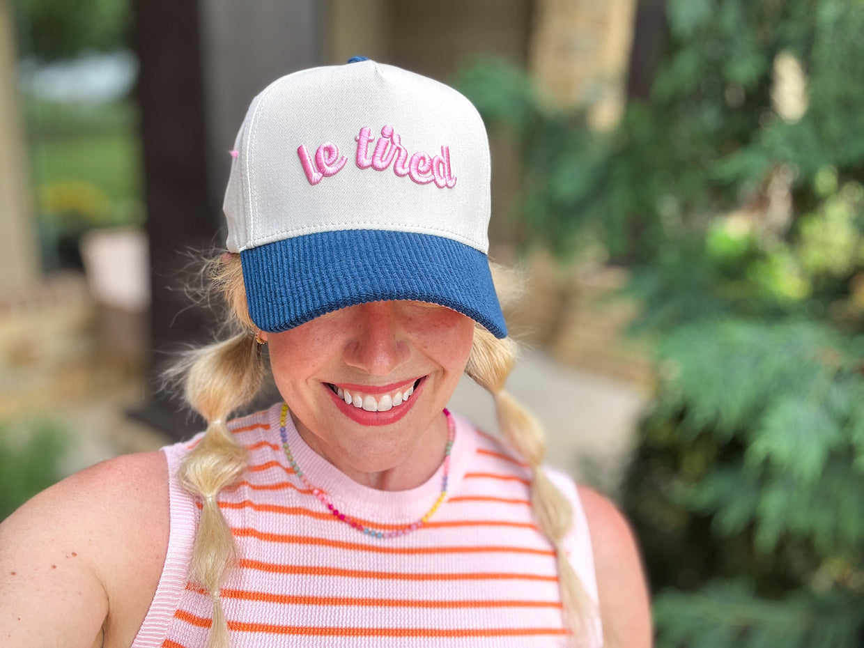 Le Tired Baseball Hat