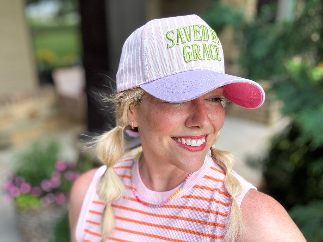 Saved By Grace Baseball Hat