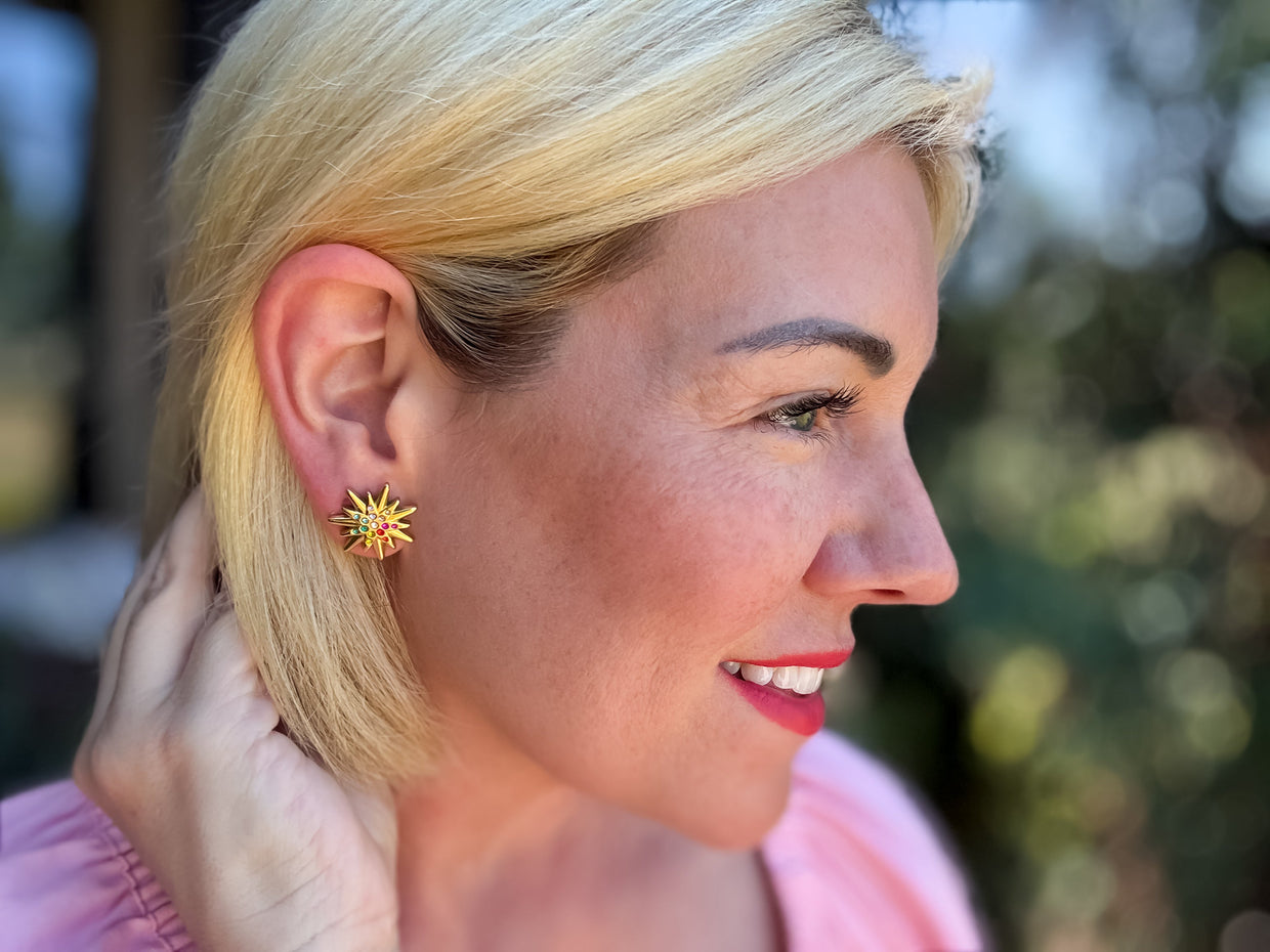 Bianca Starburst Earrings - 2 Colors