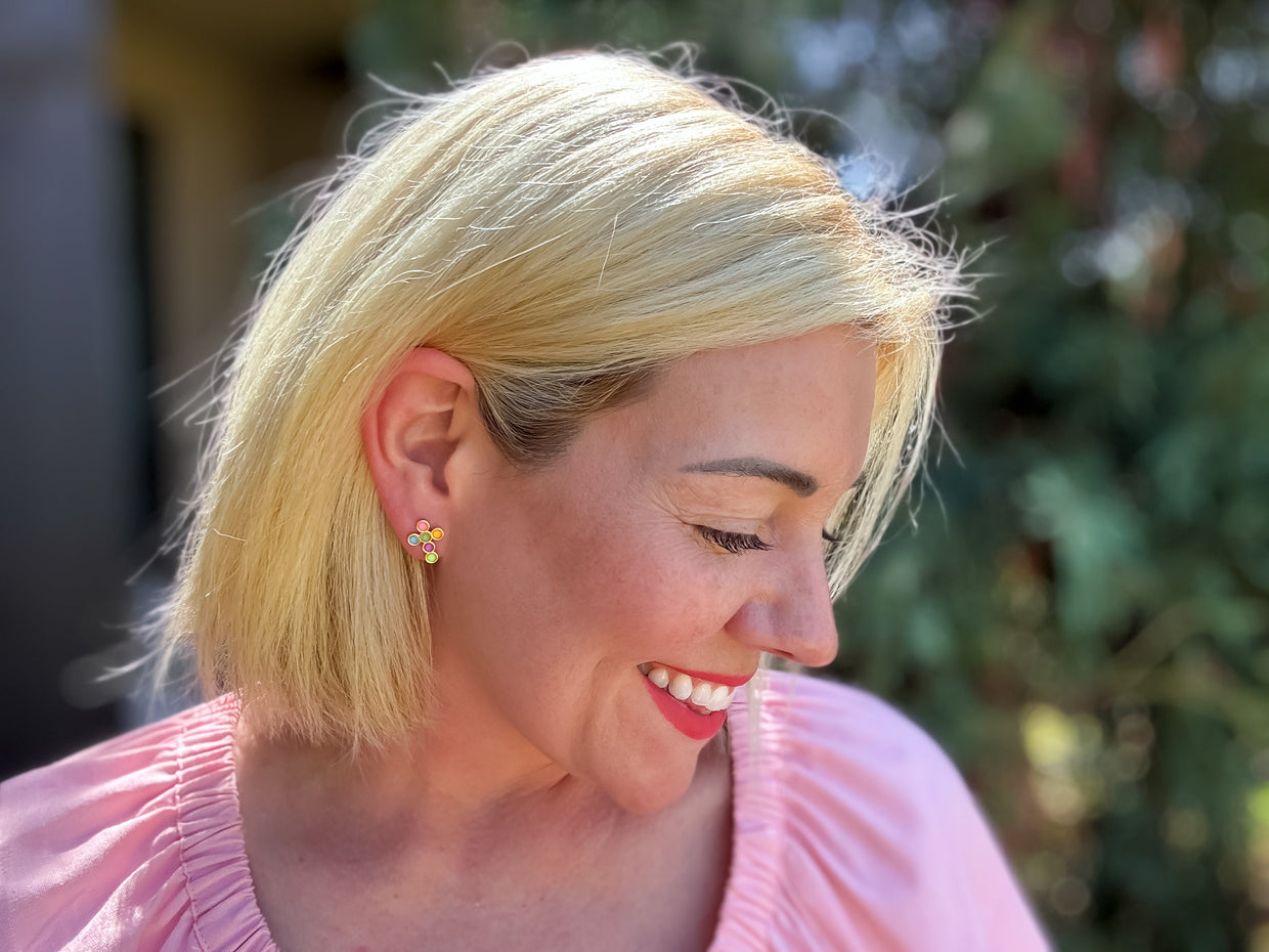 Faith Cross Earrings - 3 Colors