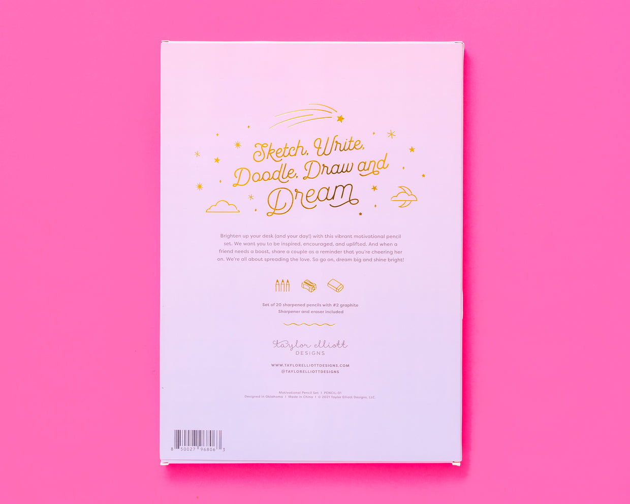 Motivational Pencil Set