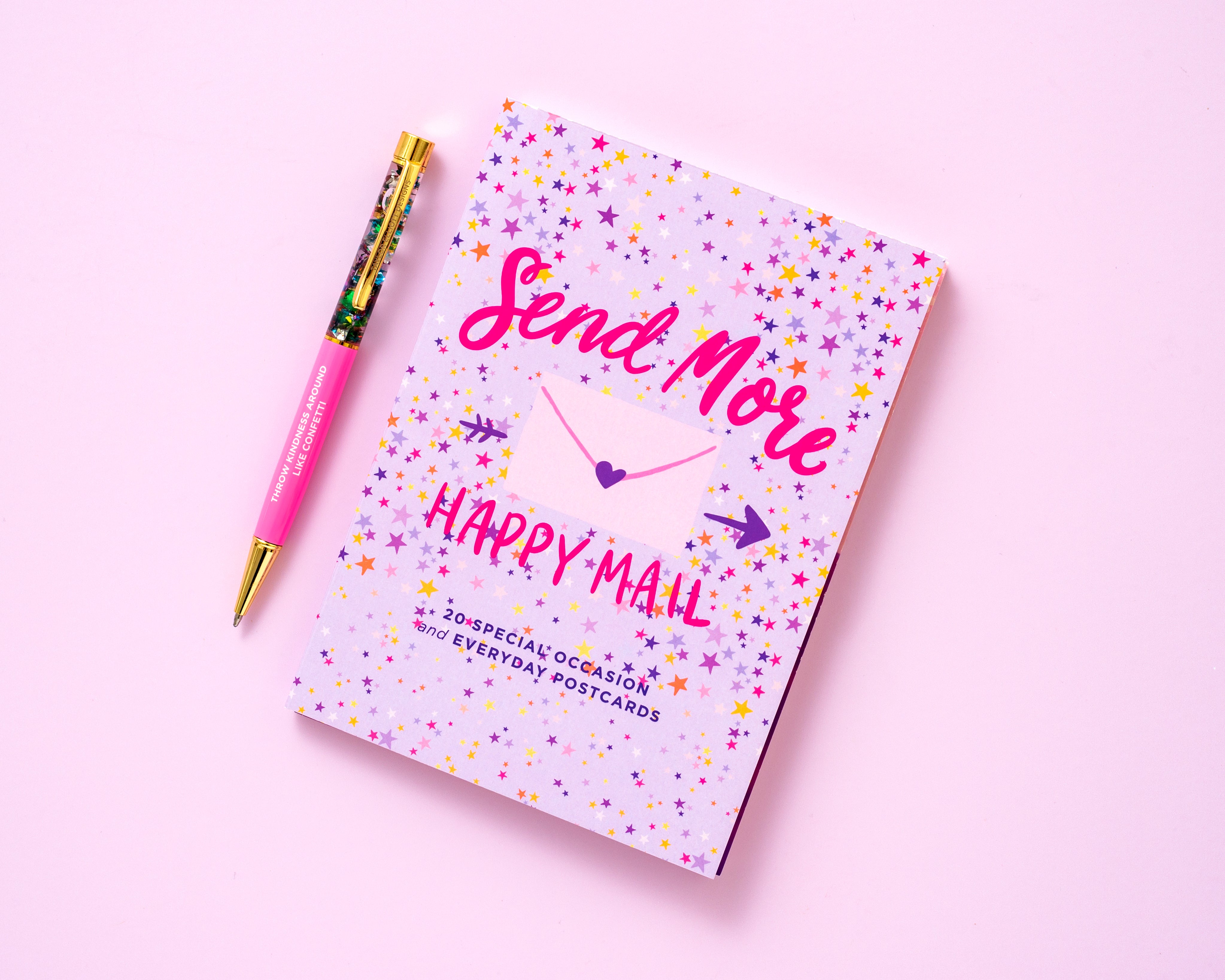 Happy Mail Postcard Book Stationery Gift Ideas