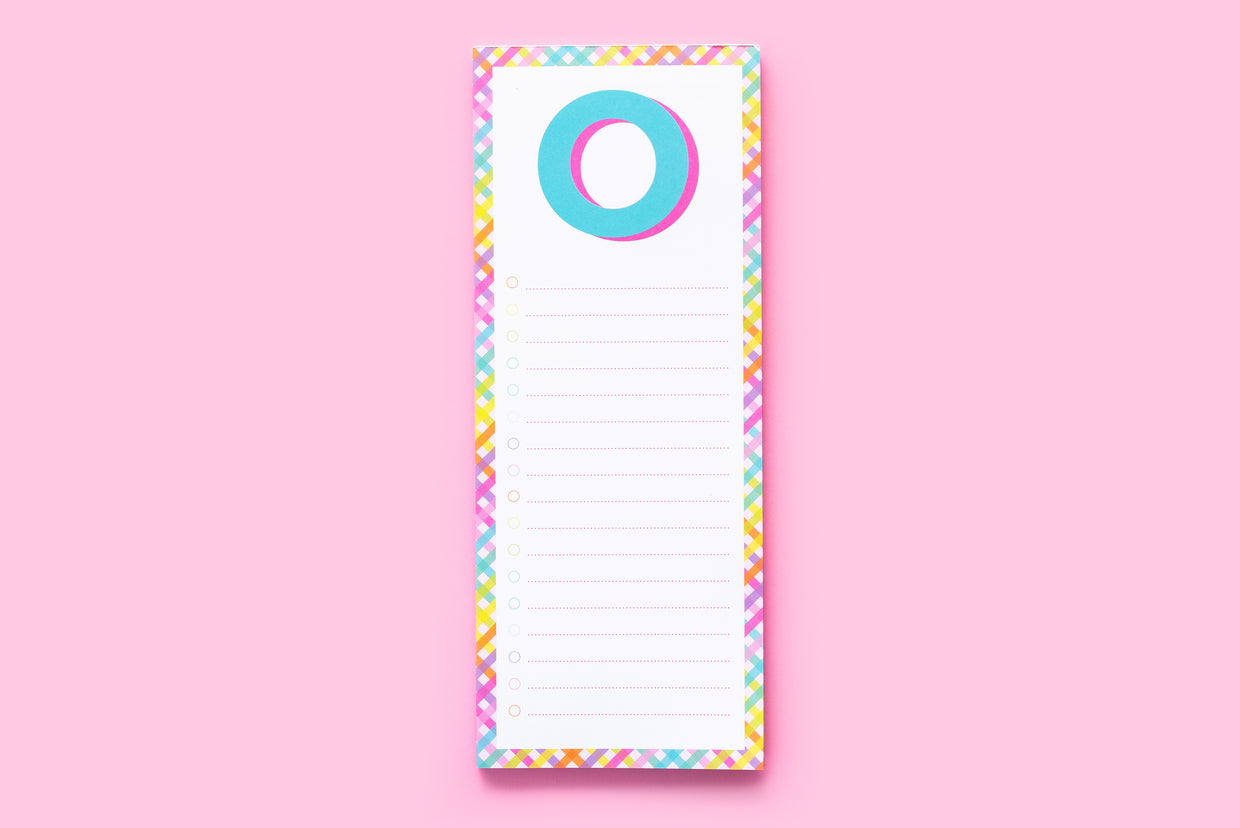 Letter List Pads A-Z