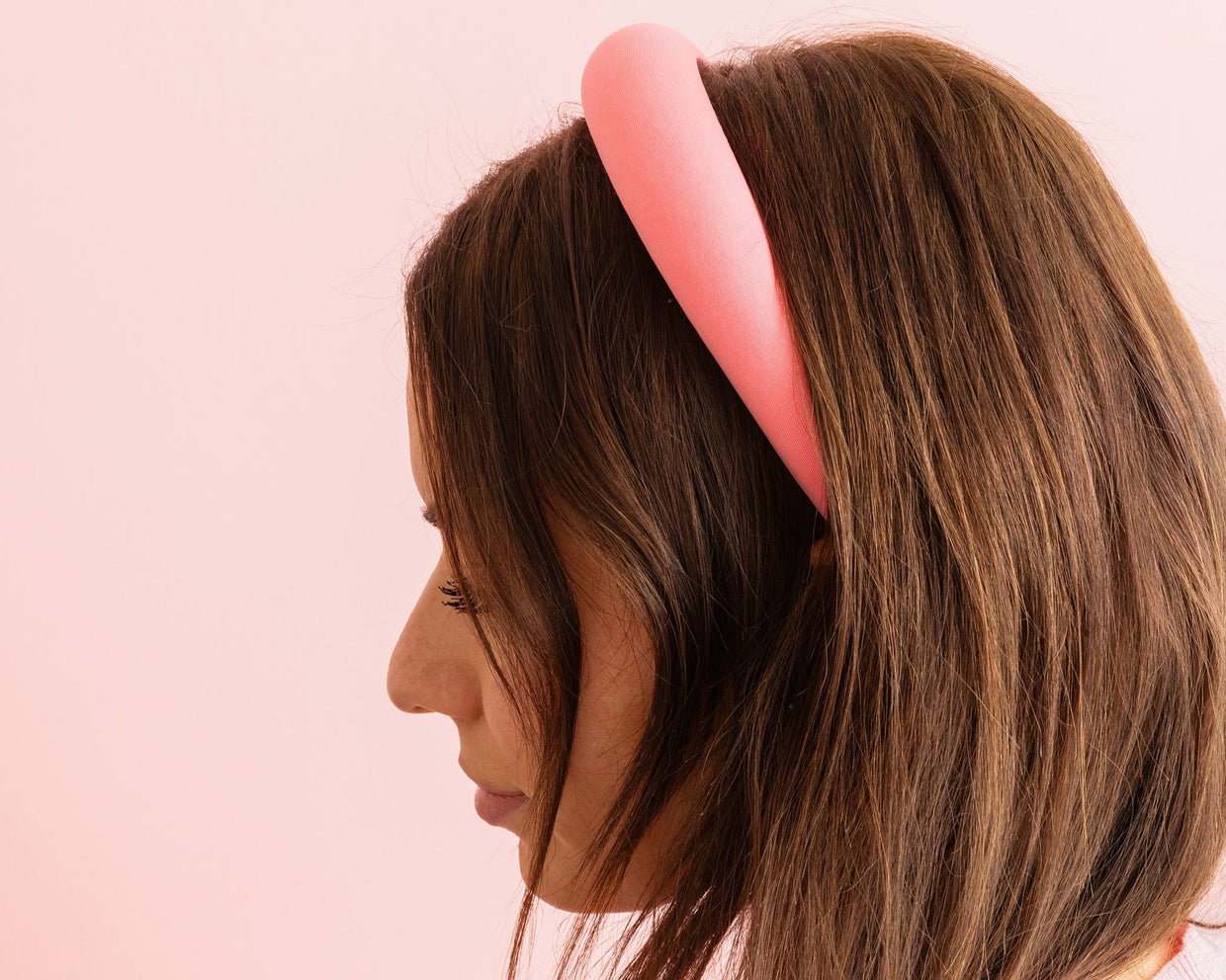 Ivy Mesh Pink Headband