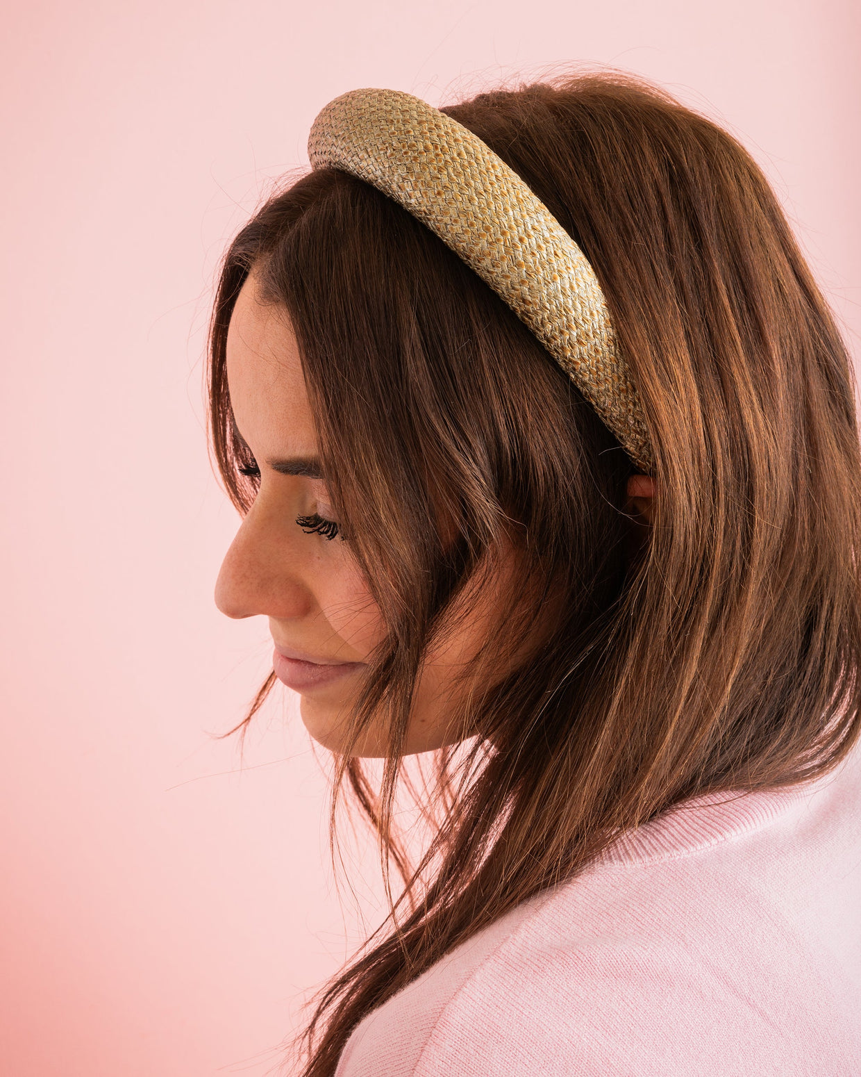 Layla Gold + Silver Rattan Headband
