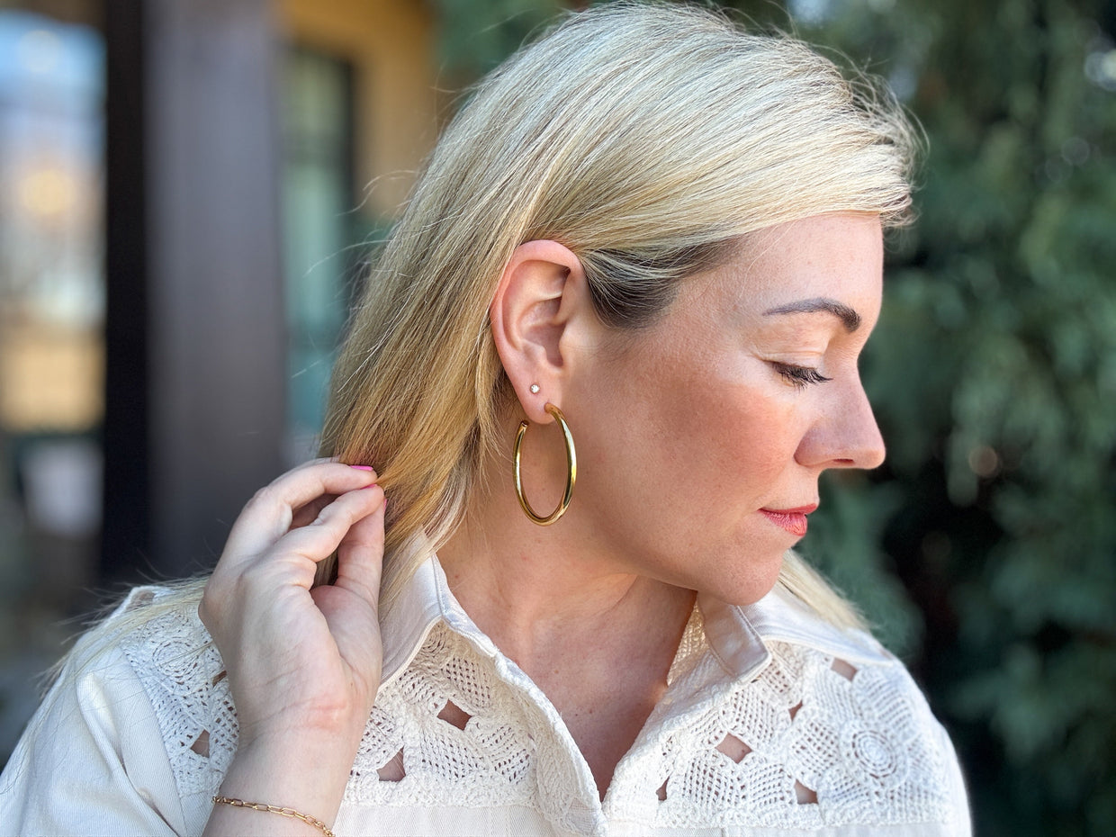 Terry Gold X-Large Hoop