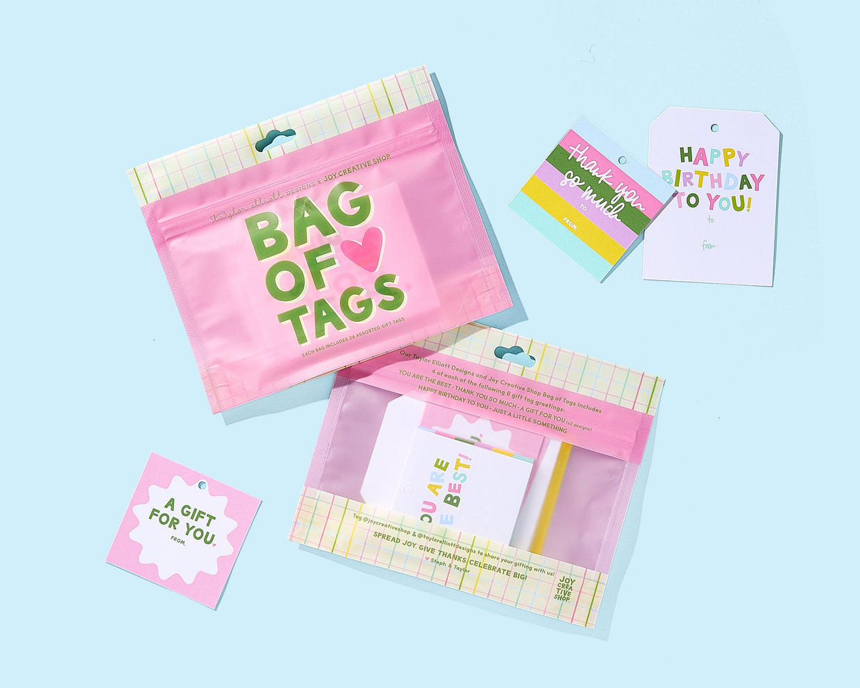 TED x Joy Creative Bag of Tags
