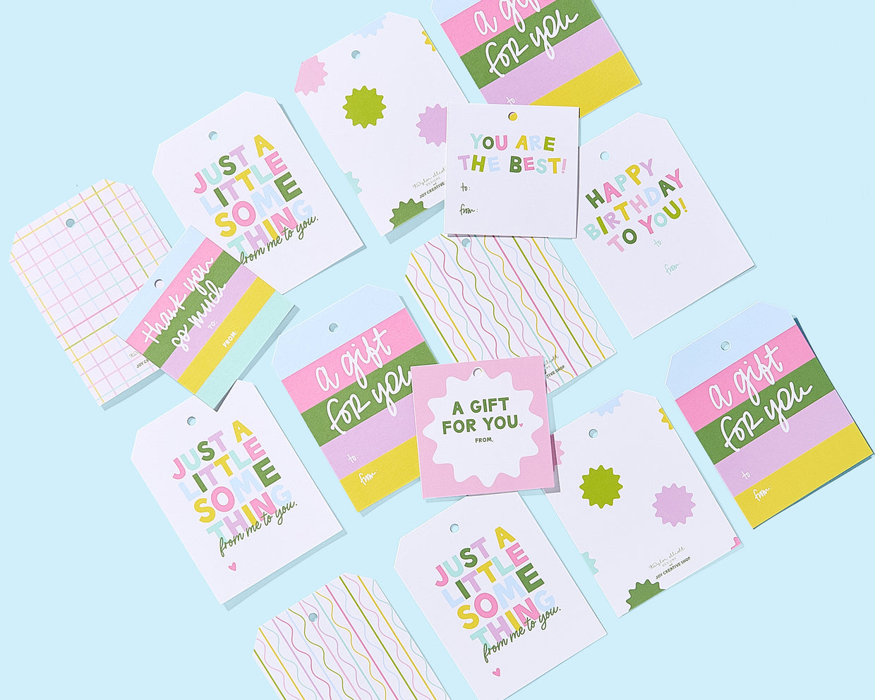 TED x Joy Creative Bag of Tags