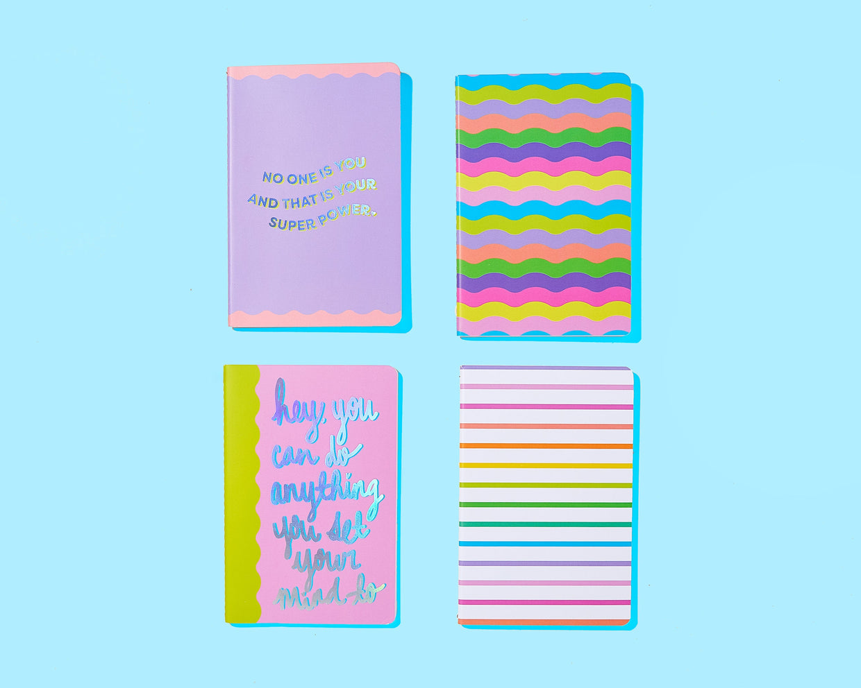 Neon Mini Notebook Set