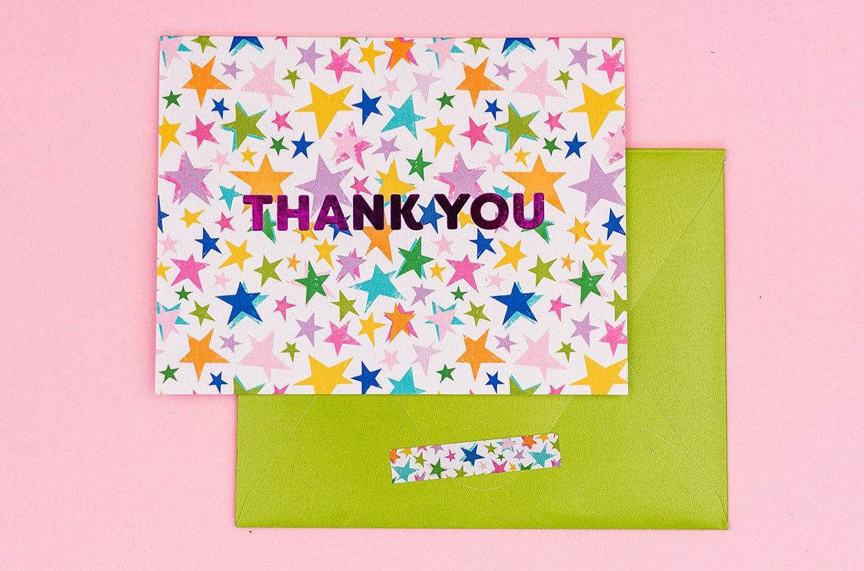 Stars Thank You Boxed Note Cards, Blank Cards, Graduation Gift, Baby  Shower