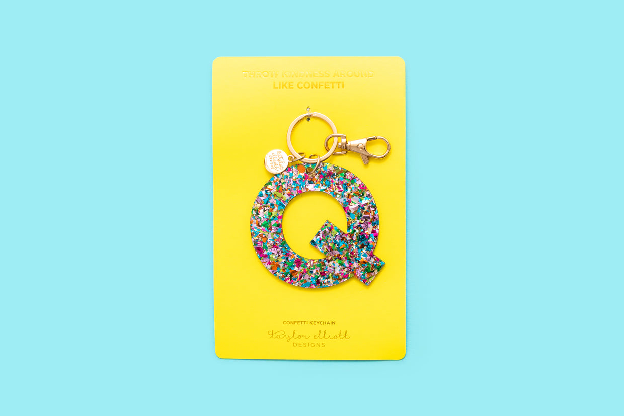 Letter Keychains (O, Q, V, W, Y, Z)