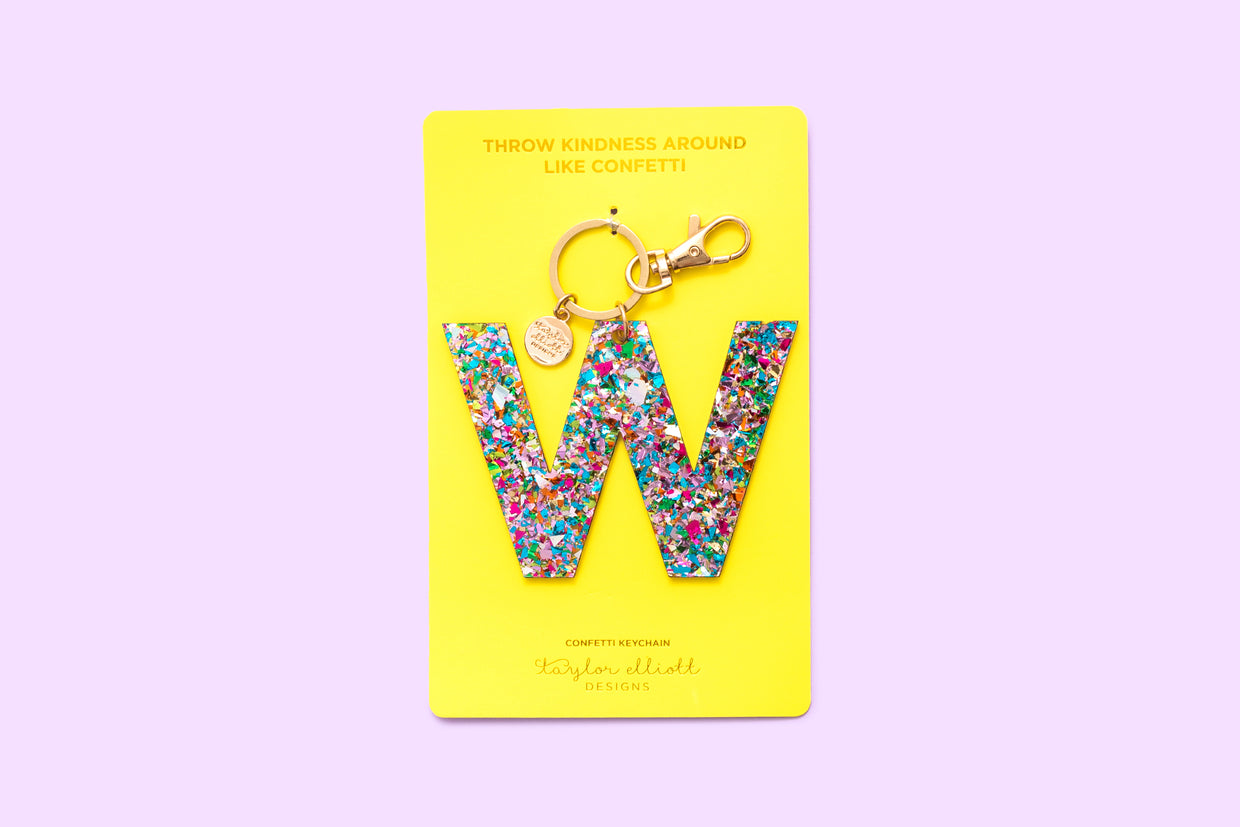 Letter Keychains (O, Q, V, W, Y, Z)