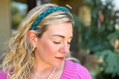Tweed Headbands Thin (5 Colors)