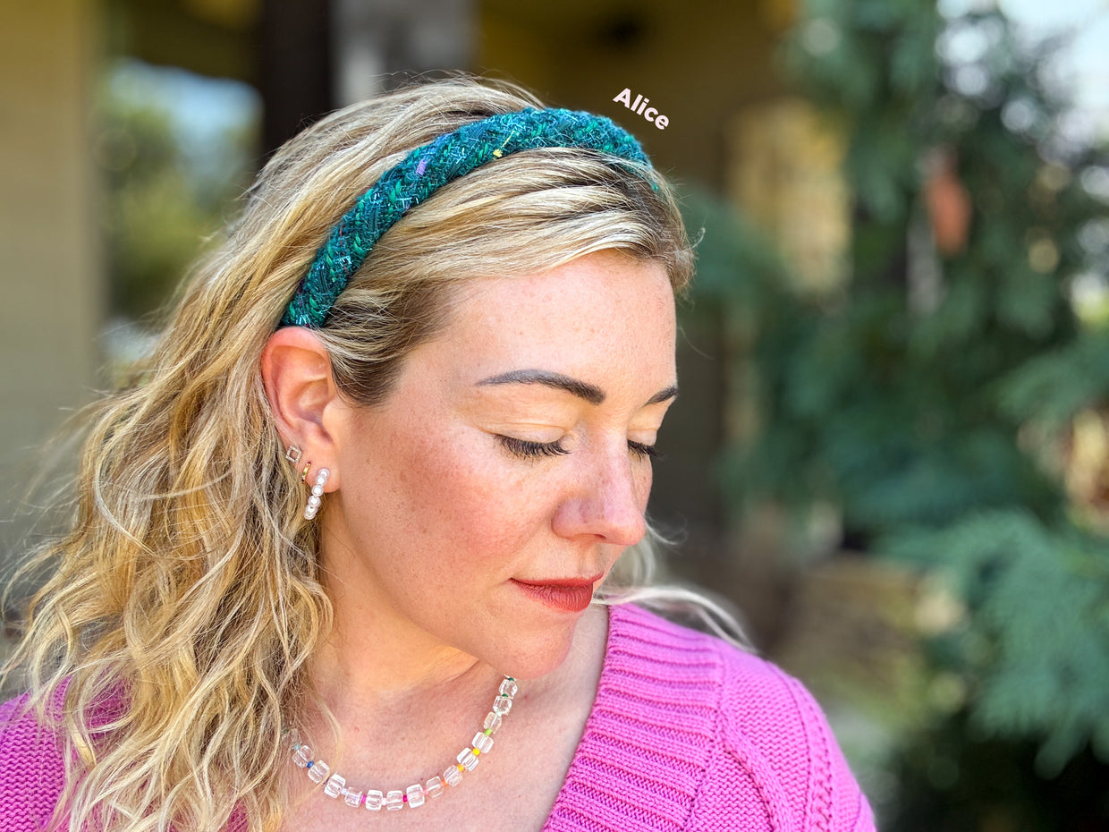 Tweed Headbands Thin (5 Colors)