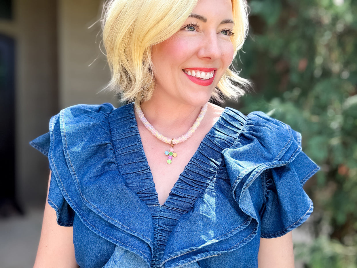 Blakely Cross Necklace