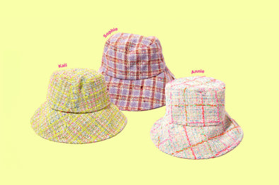 Tweed Bucket Hats (3 Colors)