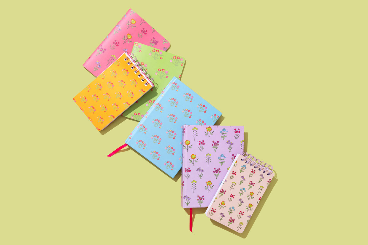 Pink Wildflowers Notebook