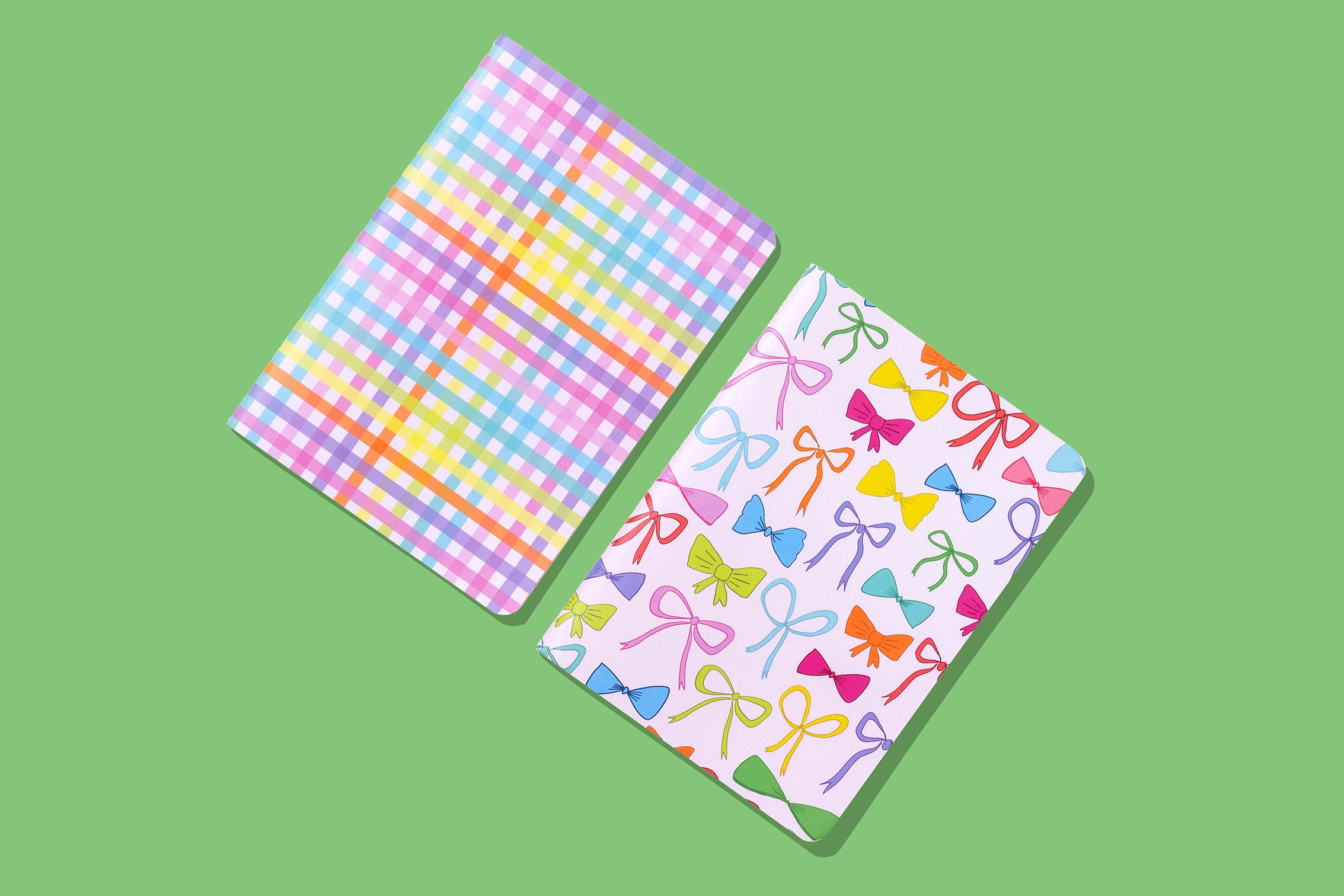 Colorful Bows Notebook Set | Gift Idea | Stationery | Desk Accessories