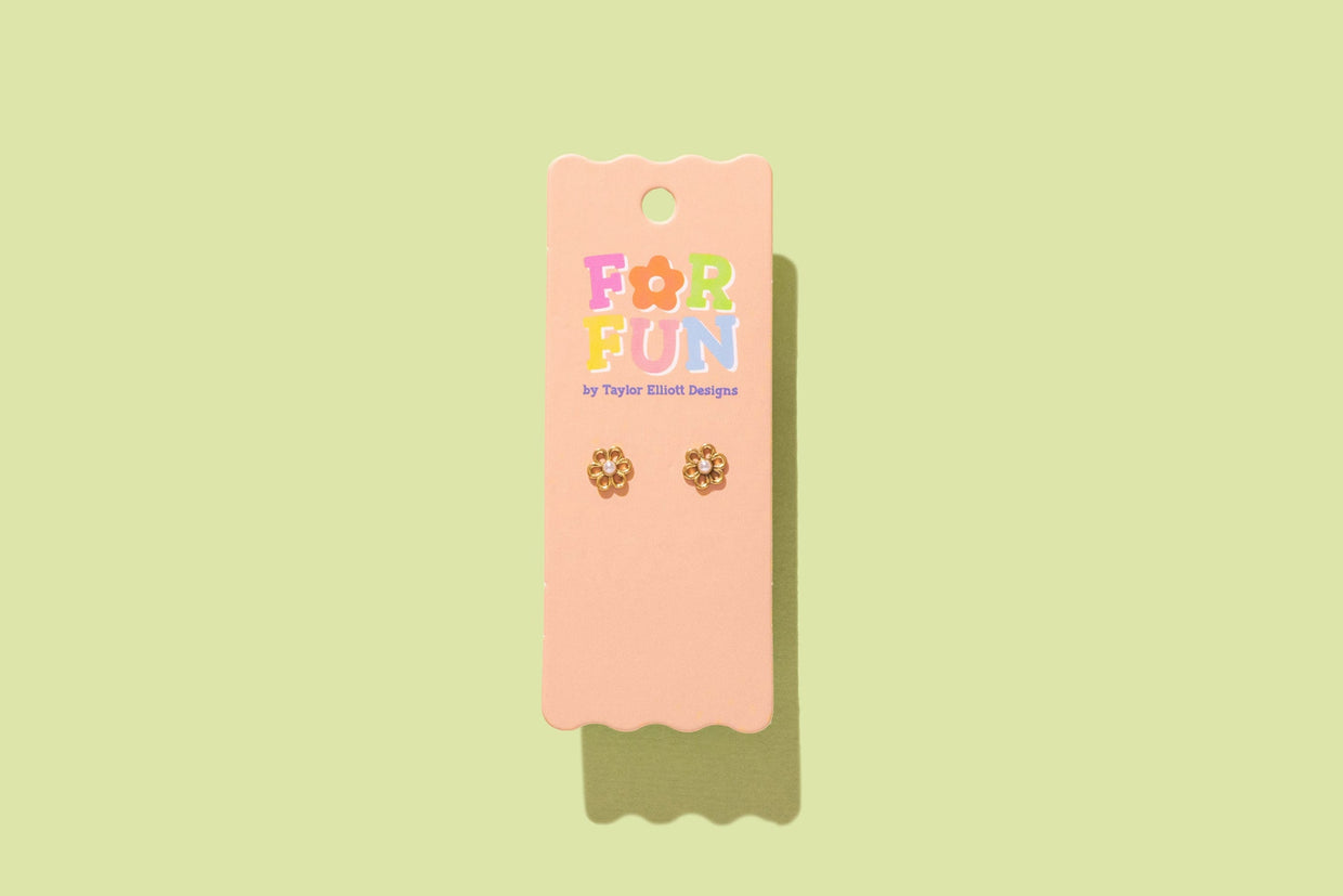 For Fun - Fiona Flower Studs