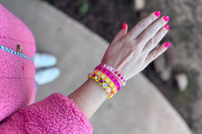 Wren Yelllow + Pink Bracelet