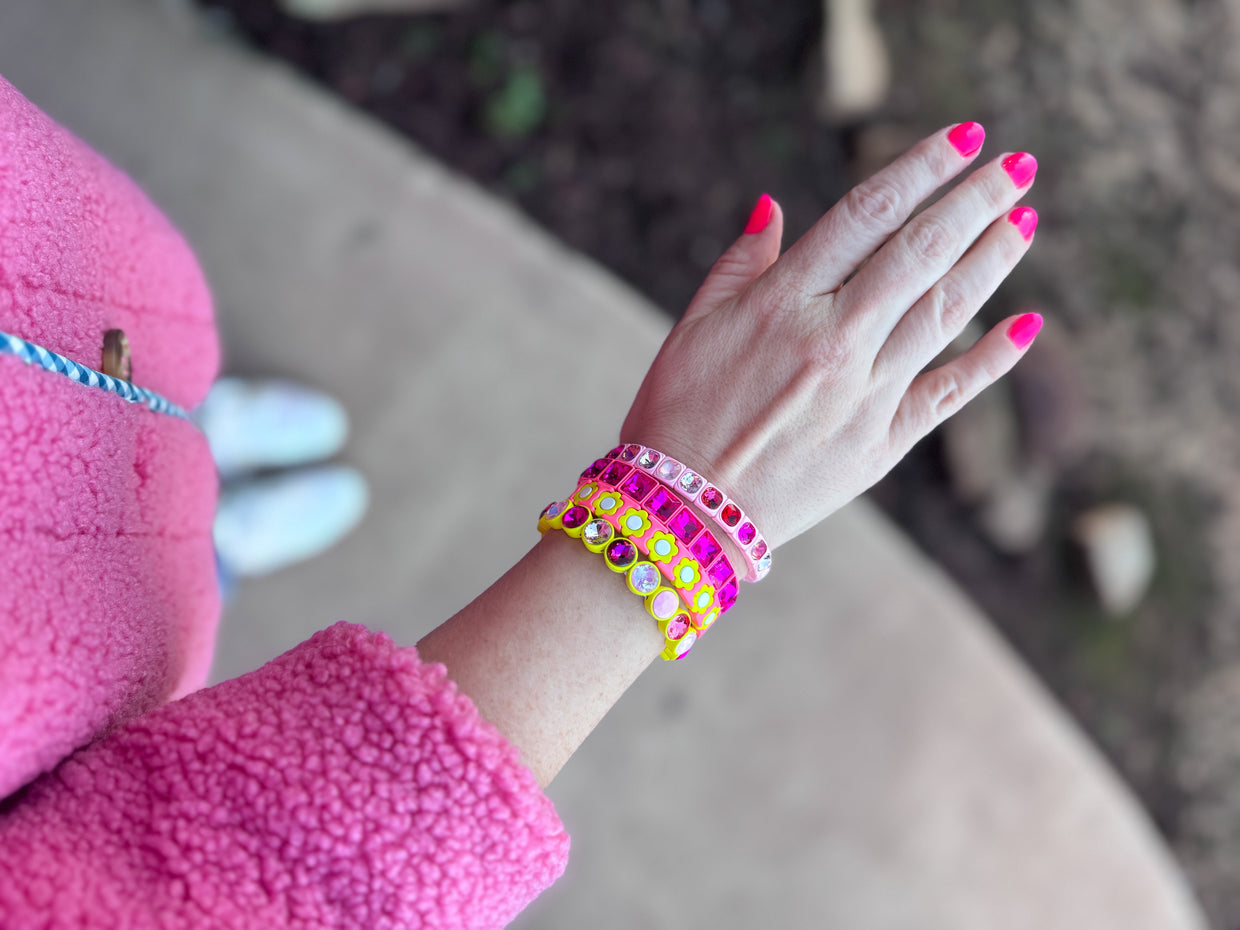 Wren Yelllow + Pink Bracelet