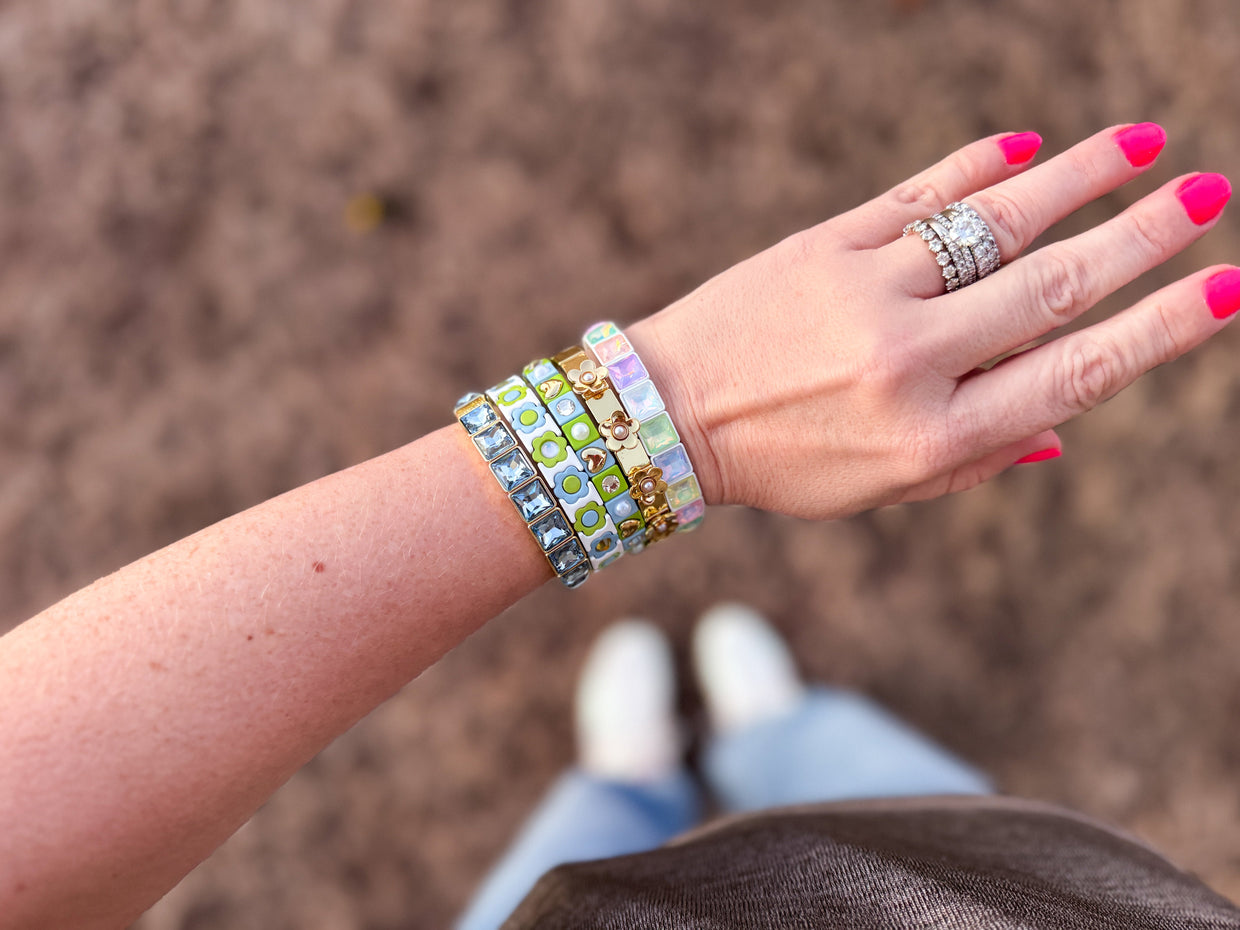 Maeve Blue + Green Bracelet