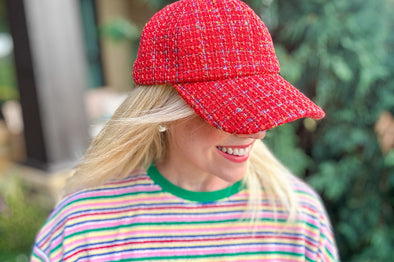 Tweed Baseball Hats (8 Colors)