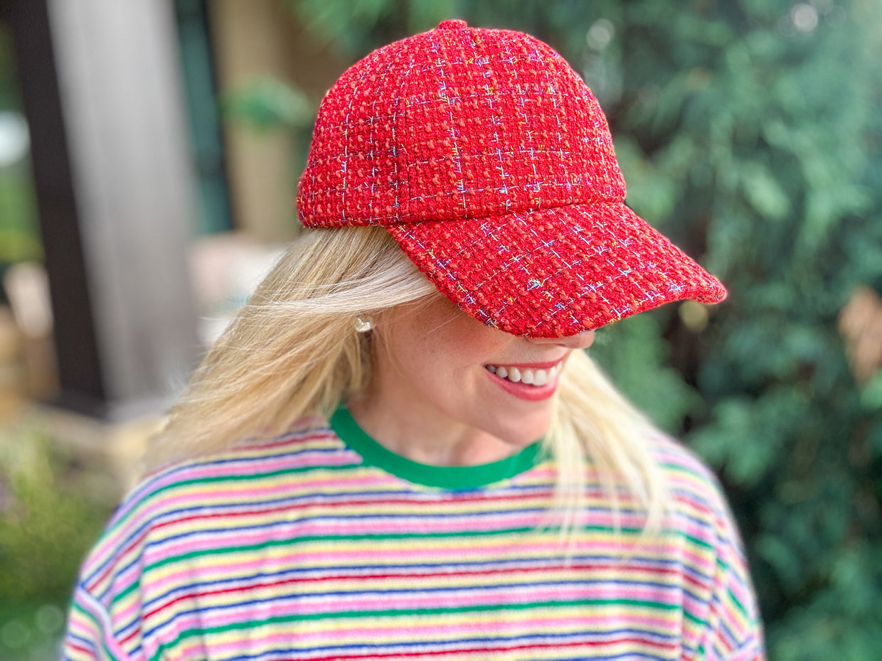 Tweed Baseball Hats (8 Colors)