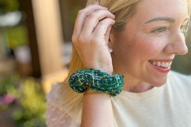 Tweed Scrunchies (12 Colors)