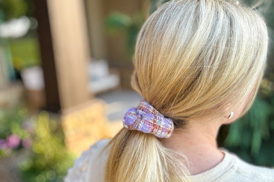 Tweed Scrunchies (12 Colors)