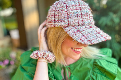 Tweed Scrunchies (12 Colors)