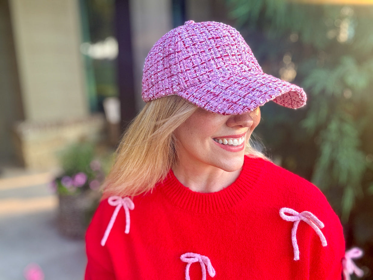 Holly Tweed Baseball Hat