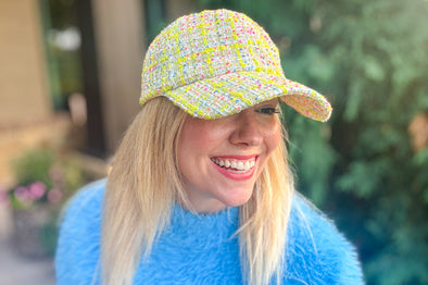 Tweed Baseball Hats (8 Colors)