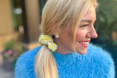 Tweed Scrunchies (12 Colors)
