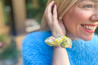 Tweed Scrunchies (12 Colors)