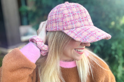 Tweed Scrunchies (12 Colors)