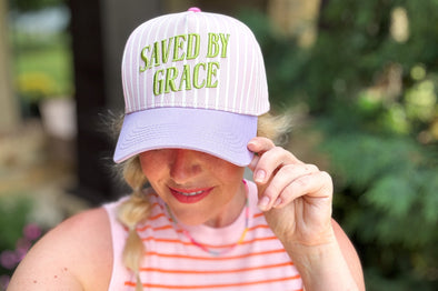 Saved By Grace Baseball Hat