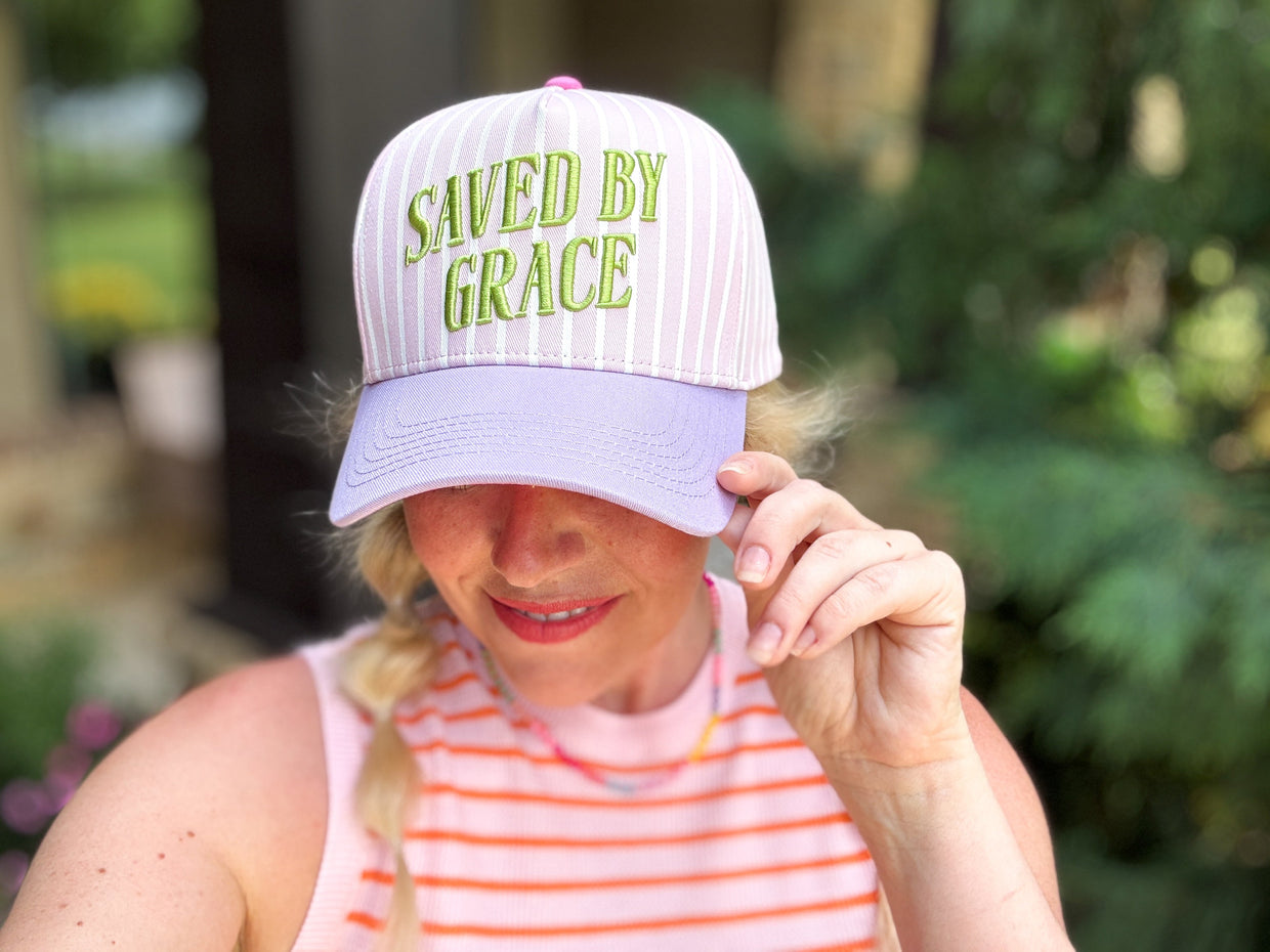 Saved By Grace Baseball Hat