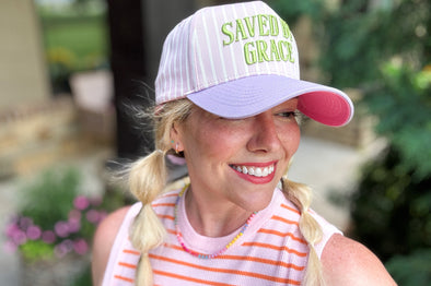 Saved By Grace Baseball Hat