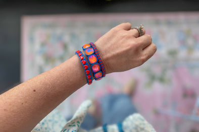 Spirit Bracelets Blue + Orange