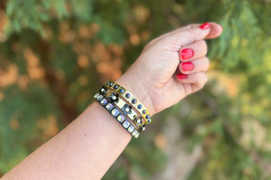 Poppy Black Bracelet Set