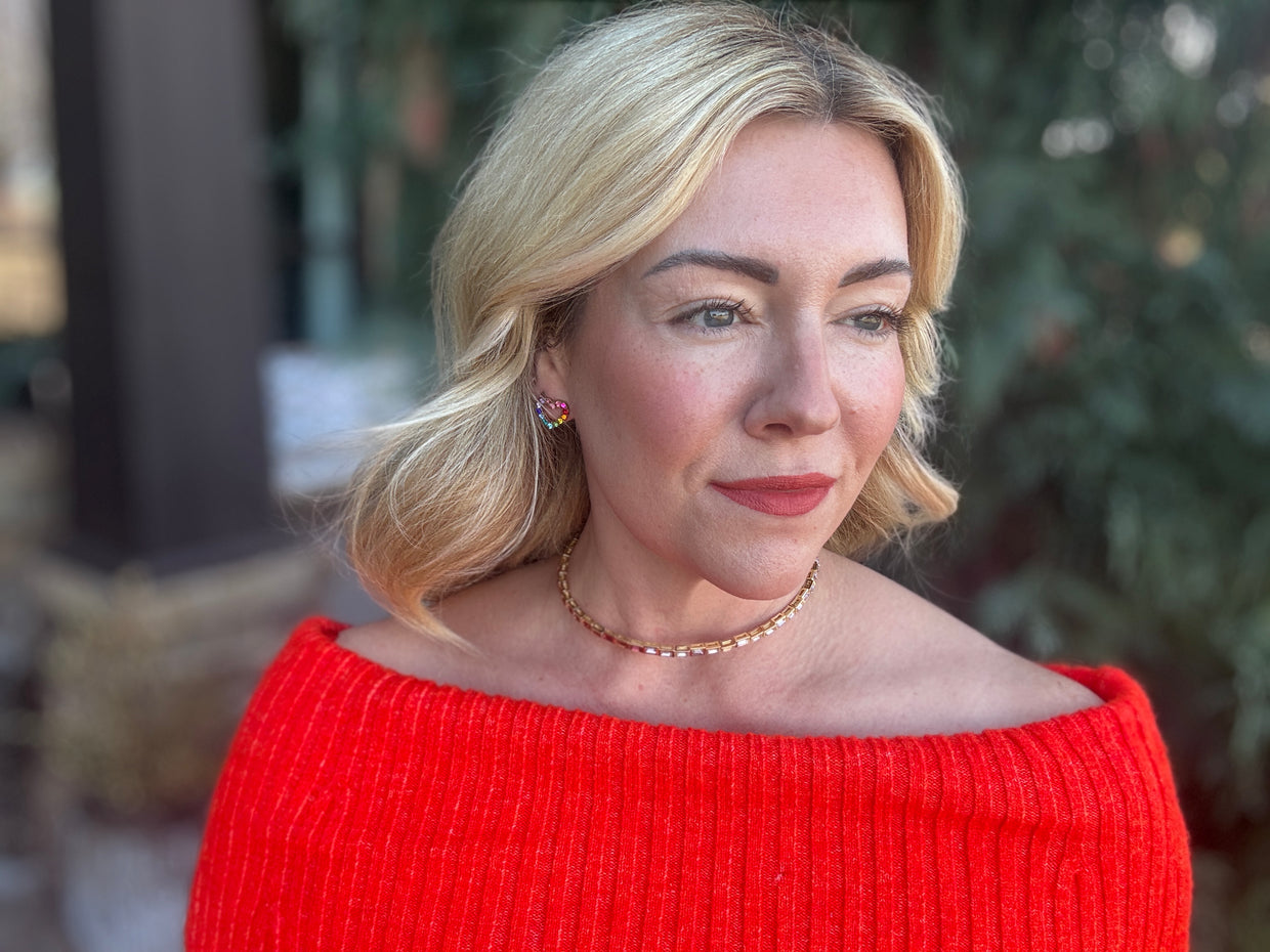 Amore Baguette Choker Necklace