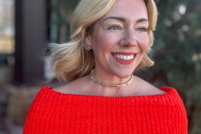 Mae Heart Stud Earrings