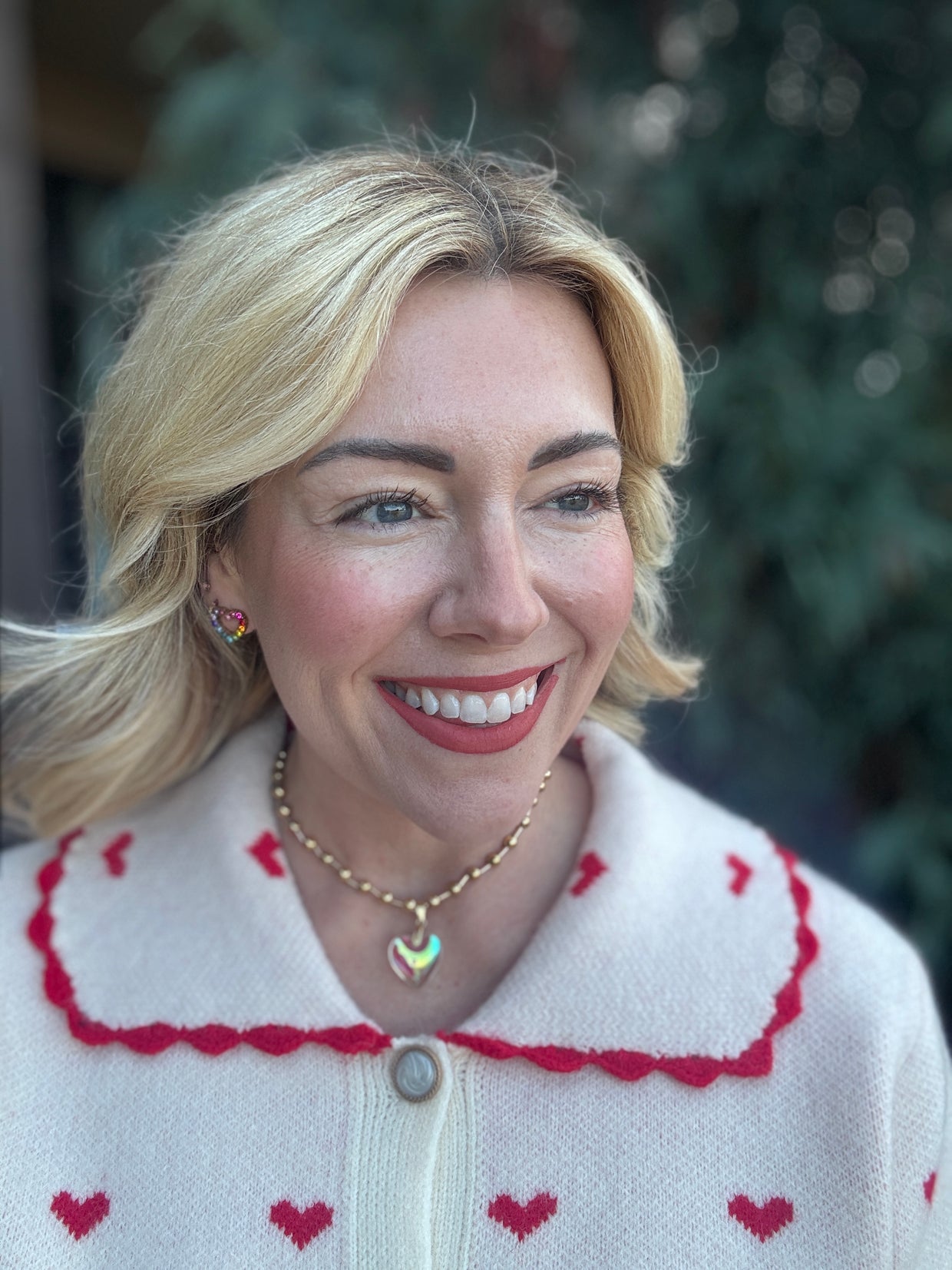 Kendall Chain Heart Necklace