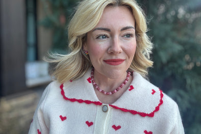 Amore Pink + Red Necklace