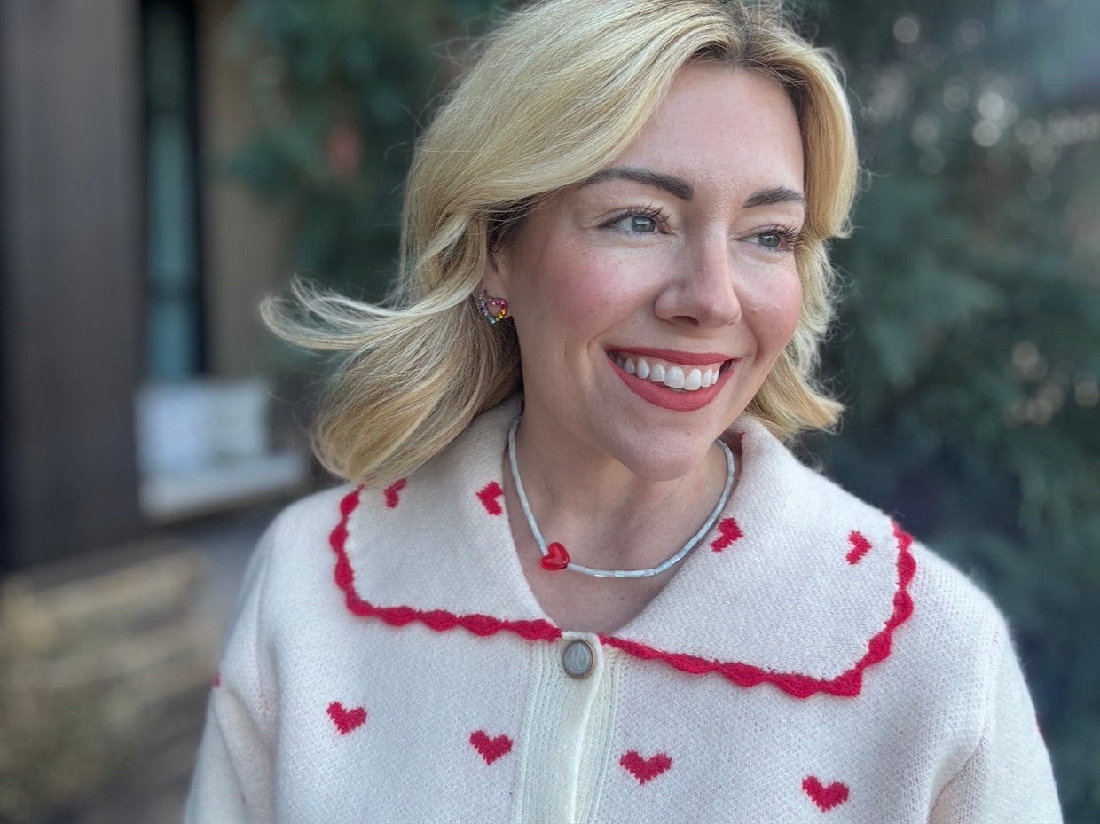 Amore Red Heart Necklace