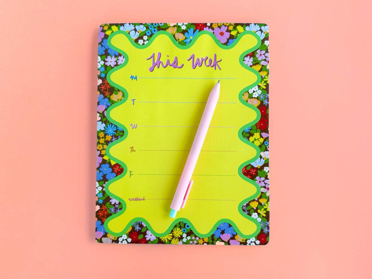 Chloe Floral Weekly Planner